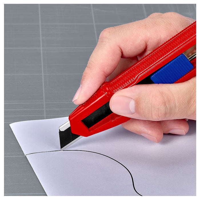 Dao rọc giấy CutiX KNIPEX 90 10 165 BK chiều dài 165mm