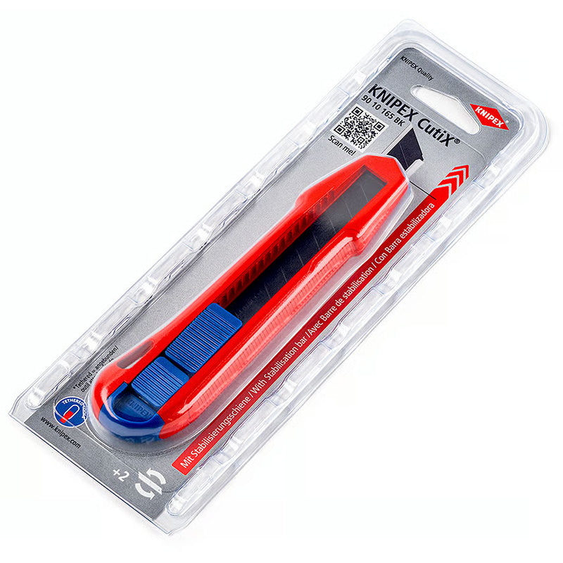 Dao rọc giấy CutiX KNIPEX 90 10 165 BK chiều dài 165mm
