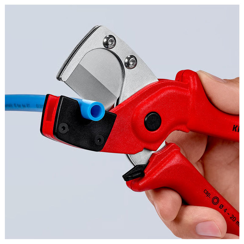 Kìm cắt ống nhựa KNIPEX 90 10 185 chiều dài 185mm, đường kính cắt từ 4mm - 20mm