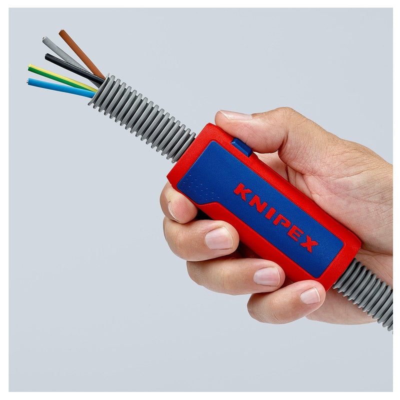 Dụng cụ cắt ống ruột gà TwistCut KNIPEX 90 22 01 SB chiều dài 100mm, đường kính cắt từ 13mm - 32mm