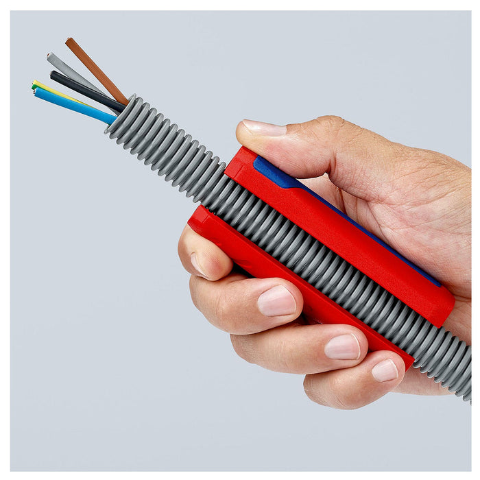 Dụng cụ cắt ống ruột gà TwistCut KNIPEX 90 22 01 SB chiều dài 100mm, đường kính cắt từ 13mm - 32mm