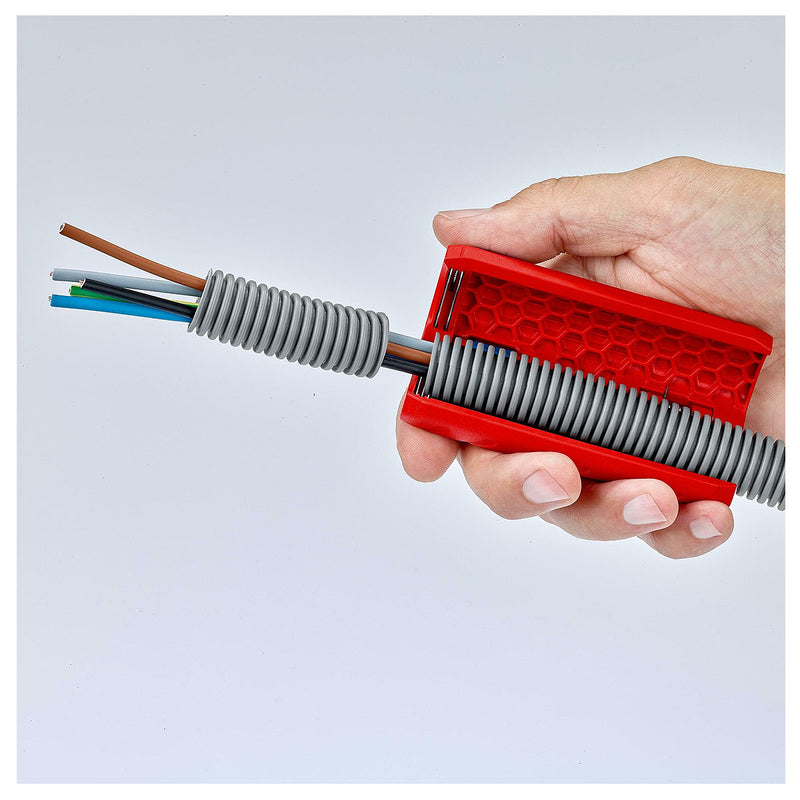 Dụng cụ cắt ống ruột gà TwistCut KNIPEX 90 22 01 SB chiều dài 100mm, đường kính cắt từ 13mm - 32mm