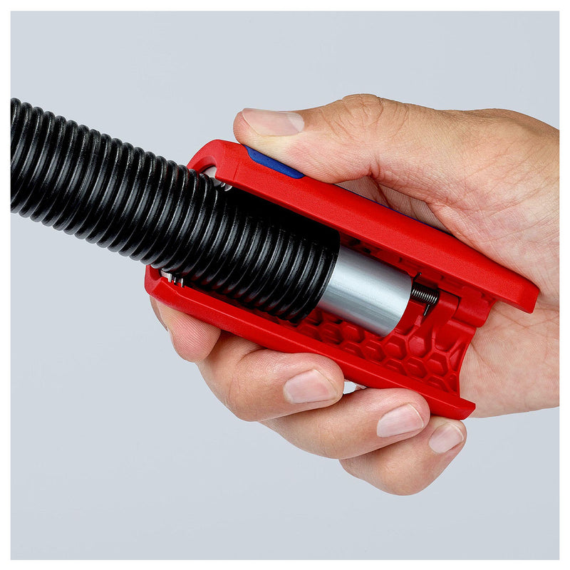 Dụng cụ cắt ống ruột gà TwistCut KNIPEX 90 22 01 SB chiều dài 100mm, đường kính cắt từ 13mm - 32mm