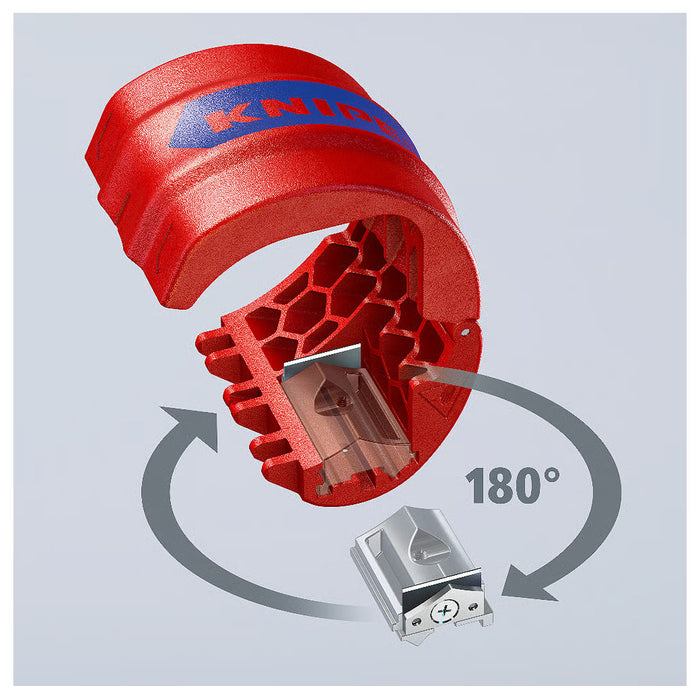 Dao cắt ống nhựa BiX KNIPEX 90 22 10 BK chiều dài 72mm, đường kính cắt từ 20mm - 50mm