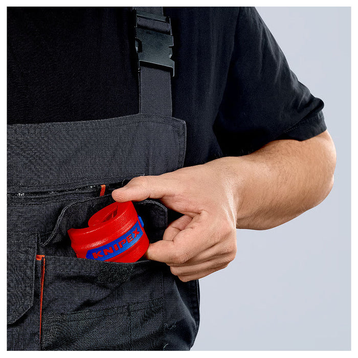 Dao cắt ống nhựa BiX KNIPEX 90 22 10 BK chiều dài 72mm, đường kính cắt từ 20mm - 50mm