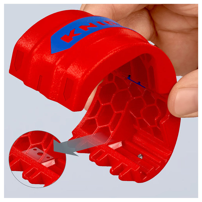 Dao cắt ống nhựa BiX KNIPEX 90 22 10 BK chiều dài 72mm, đường kính cắt từ 20mm - 50mm