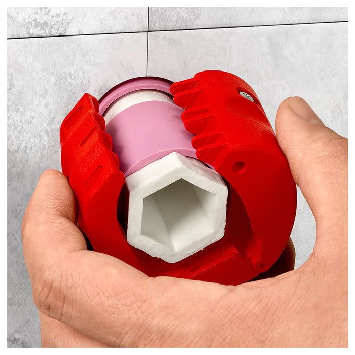 Dao cắt ống nhựa BiX KNIPEX 90 22 10 BK chiều dài 72mm, đường kính cắt từ 20mm - 50mm