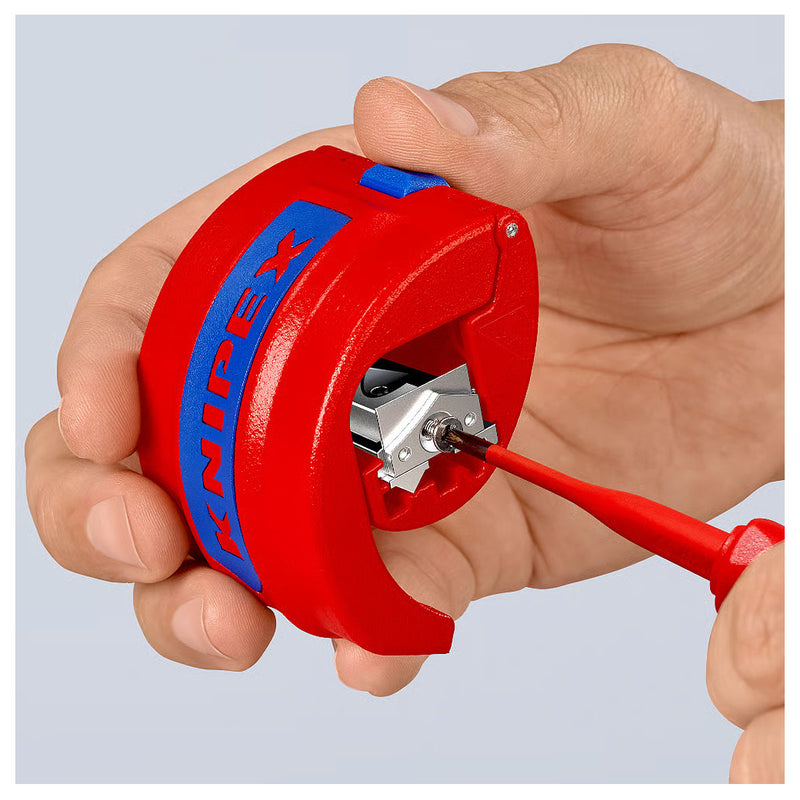 Dao cắt ống nhựa BiX KNIPEX 90 22 10 BK chiều dài 72mm, đường kính cắt từ 20mm - 50mm