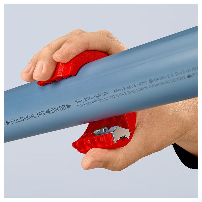Dao cắt ống nhựa BiX KNIPEX 90 22 10 BK chiều dài 72mm, đường kính cắt từ 20mm - 50mm