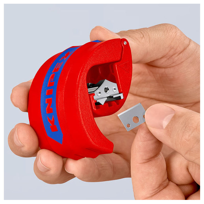 Dao cắt ống nhựa BiX KNIPEX 90 22 10 BK chiều dài 72mm, đường kính cắt từ 20mm - 50mm