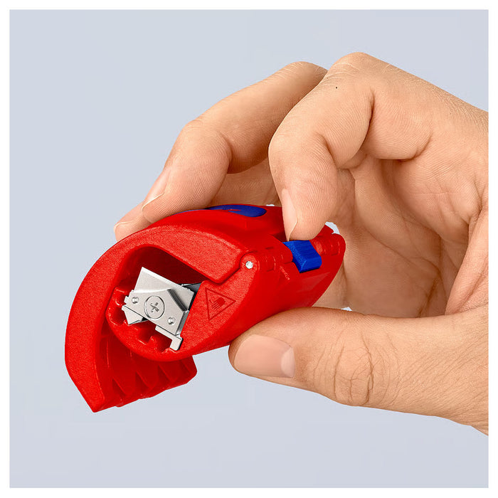 Dao cắt ống nhựa BiX KNIPEX 90 22 10 BK chiều dài 72mm, đường kính cắt từ 20mm - 50mm