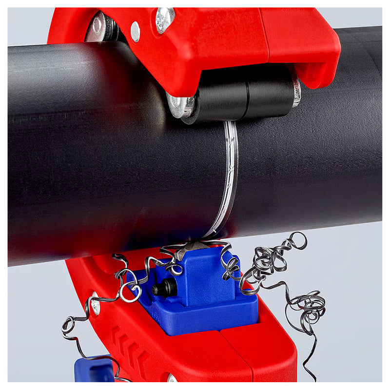 Dao cắt ống nhựa DP50 KNIPEX 90 23 01 BK chiều dài 202mm, đường kính cắt từ 32mm - 50mm