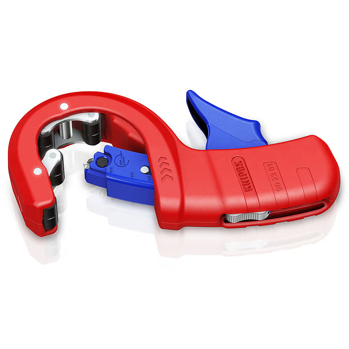 Dao cắt ống nhựa DP50 KNIPEX 90 23 01 BK chiều dài 202mm, đường kính cắt từ 32mm - 50mm