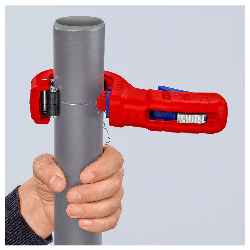 Dao cắt ống nhựa DPT50 KNIPEX 90 23 02 BK chiều dài 202mm, đường kính cắt từ 32mm - 50mm ( bản nâng cấp của DP50 )