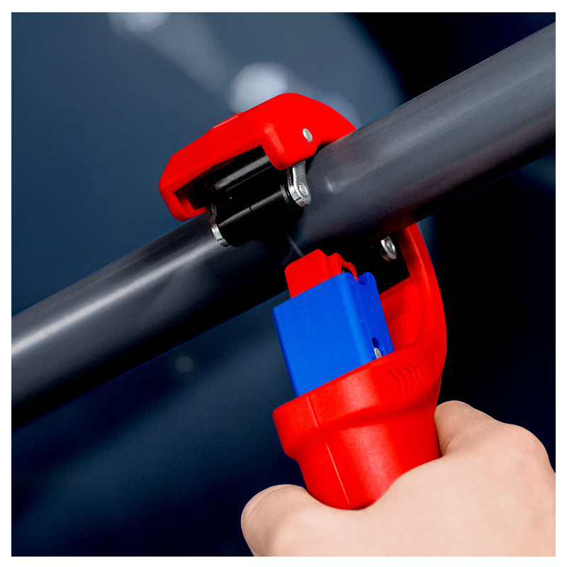 Dao cắt ống nhựa DPT50 KNIPEX 90 23 02 BK chiều dài 202mm, đường kính cắt từ 32mm - 50mm ( bản nâng cấp của DP50 )