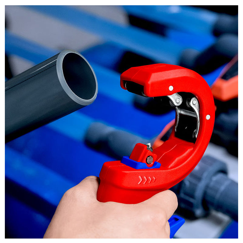 Dao cắt ống nhựa DPT50 KNIPEX 90 23 02 BK chiều dài 202mm, đường kính cắt từ 32mm - 50mm ( bản nâng cấp của DP50 )