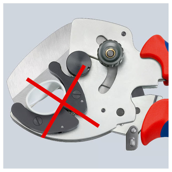 Kìm cắt ống nhựa KNIPEX 90 25 40 chiều dài 210mm, đường kính cắt tối đa từ 26mm - 40mm