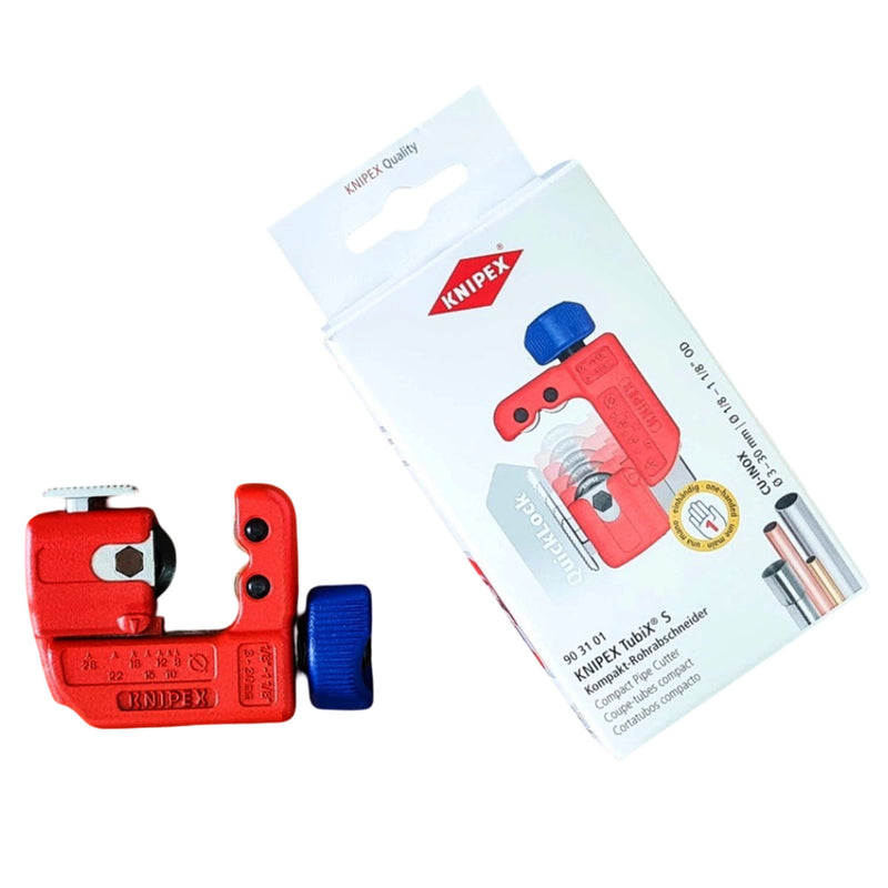 Dao cắt ống đồng, Inox mini KNIPEX TubiX S KNIPEX 90 31 01 chiều dài 77mm, đường kính cắt từ 3mm - 30mm