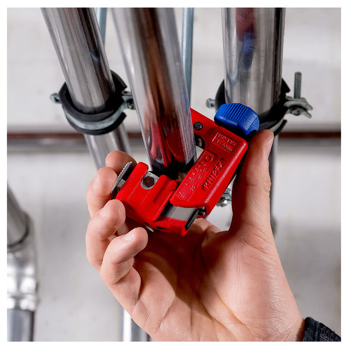 Dao cắt ống đồng, Inox mini KNIPEX TubiX S KNIPEX 90 31 01 chiều dài 77mm, đường kính cắt từ 3mm - 30mm