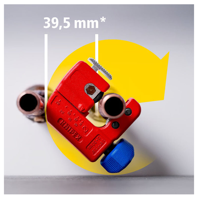 Dao cắt ống đồng, Inox mini KNIPEX TubiX S KNIPEX 90 31 01 chiều dài 77mm, đường kính cắt từ 3mm - 30mm