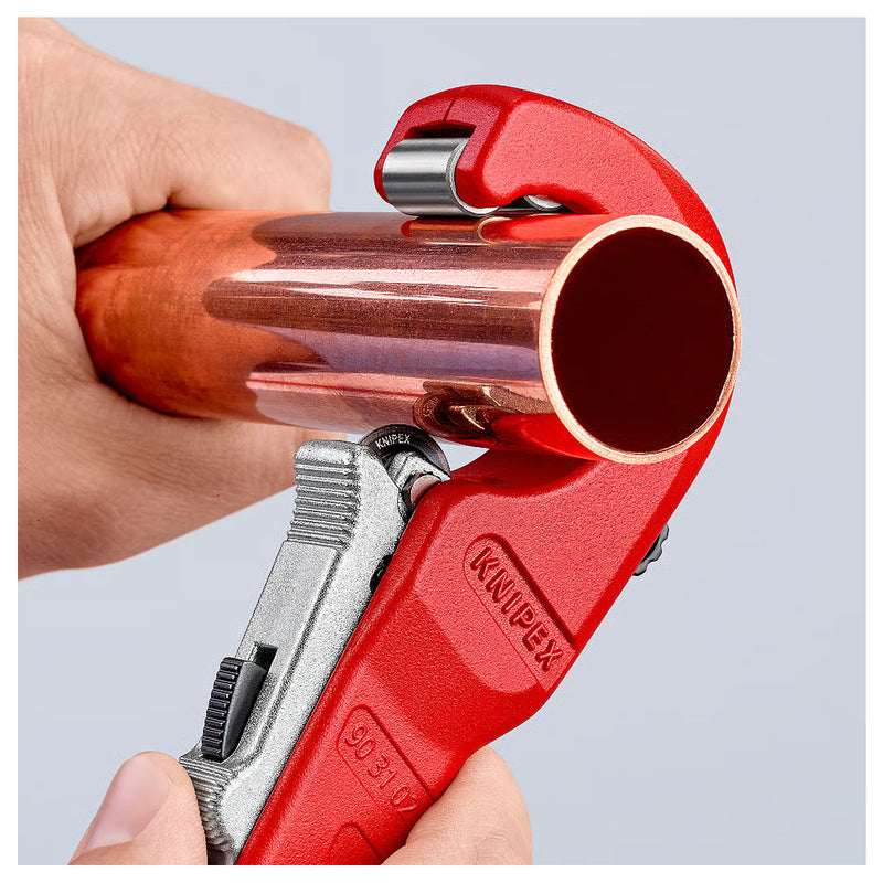 Dao cắt ống đồng, Inox KNIPEX 90 31 02 SB chiều dài 180mm, đường kính cắt từ 6mm - 35mm