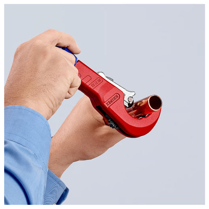 Dao cắt ống đồng, Inox KNIPEX 90 31 02 SB chiều dài 180mm, đường kính cắt từ 6mm - 35mm