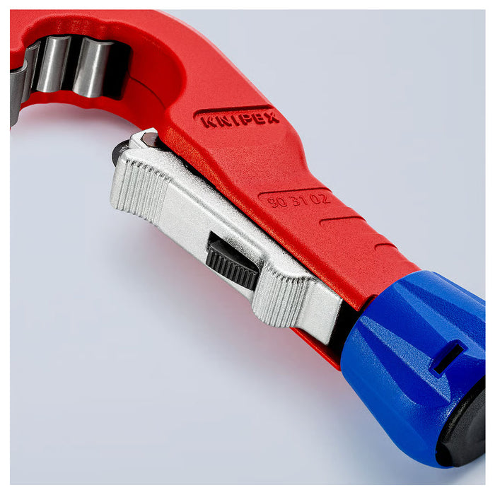 Dao cắt ống đồng, Inox KNIPEX 90 31 02 SB chiều dài 180mm, đường kính cắt từ 6mm - 35mm
