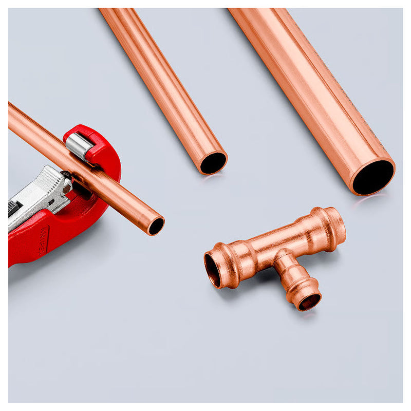 Dao cắt ống đồng, Inox KNIPEX 90 31 02 SB chiều dài 180mm, đường kính cắt từ 6mm - 35mm