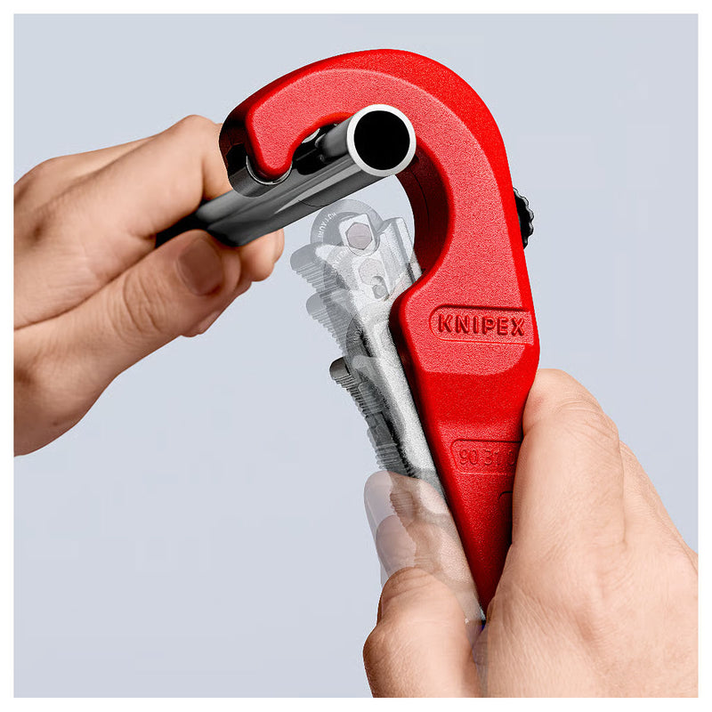 Dao cắt ống đồng, Inox KNIPEX 90 31 02 SB chiều dài 180mm, đường kính cắt từ 6mm - 35mm