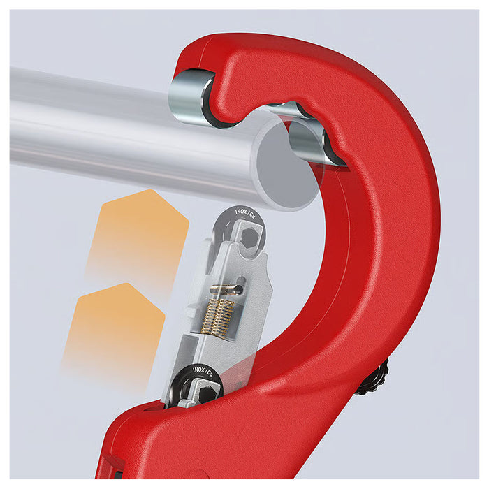 Dao cắt ống đồng, Inox KNIPEX 90 31 03 BK chiều dài 260mm, đường kính cắt từ 6mm - 76mm