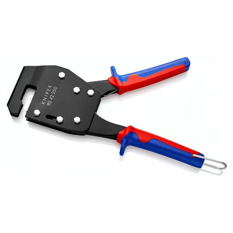Kìm dột lổ khung xương thạch cao, máng điện, tấm thép mỏng KNIPEX chiều dài từ 250mm - 340mm, tay cầm bọc nhựa chống trượt