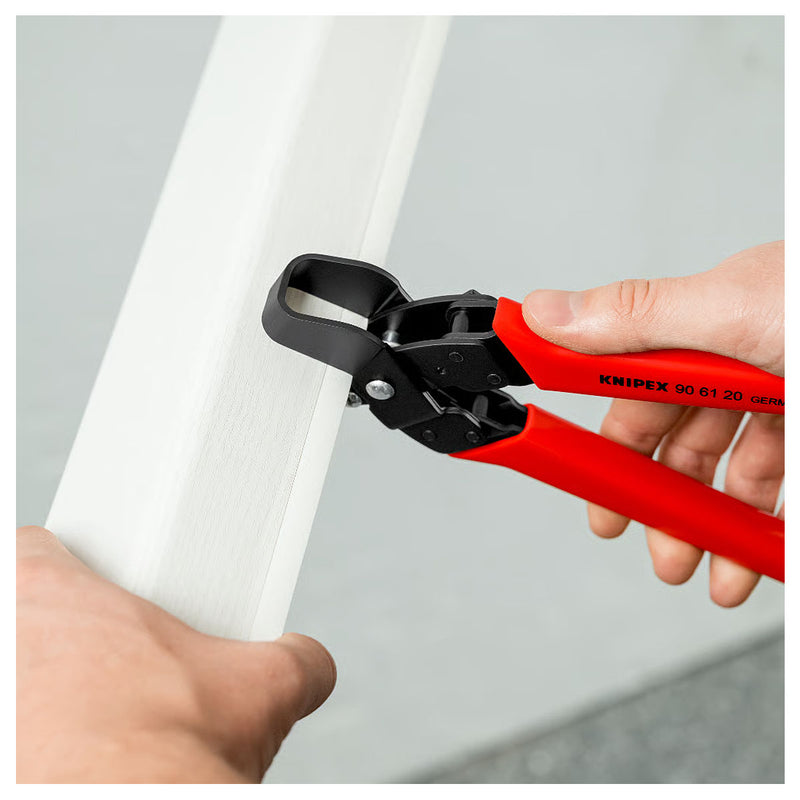 Kìm cắt rãnh ống nhựa KNIPEX chiều dài 250mm, mạ đen nhám, tay cầm bọc nhựa chống trượt