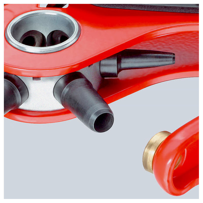 Kìm bấm lỗ KNIPEX 90 70 220 chiều dài 220mm, đường kính lỗ bấm từ 2mm - 5mm