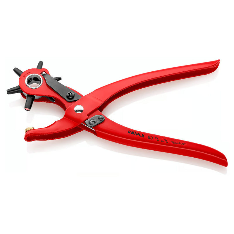 Kìm bấm lỗ KNIPEX 90 70 220 chiều dài 220mm, đường kính lỗ bấm từ 2mm - 5mm