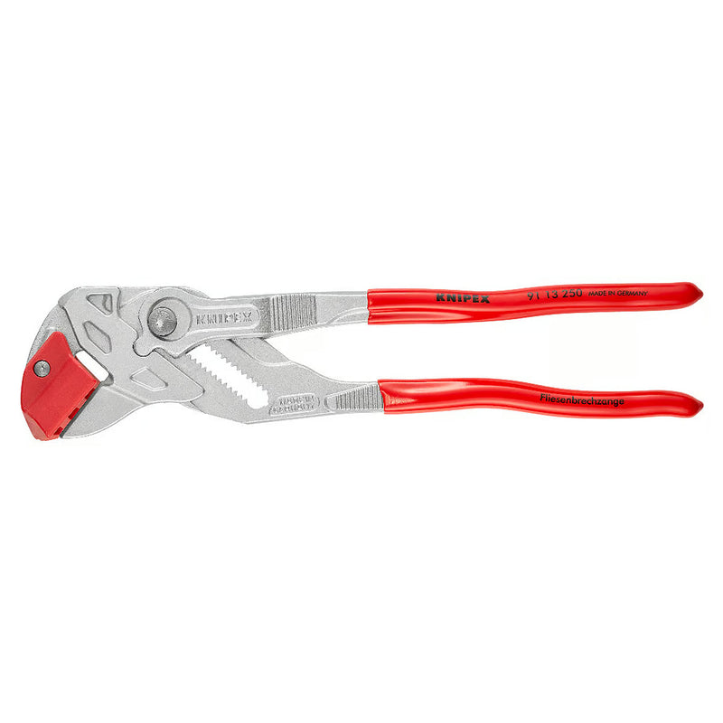 Kìm bẻ gạch men KNIPEX 91 13 250 chiều dài 250mm, mạ Chrome, tay cầm bọc nhựa chống trượt