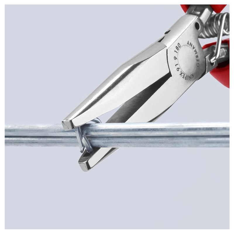 Kìm bấm vòng kẹp Hog Rings KNIPEX 91 92 180 chiều dài 185mm, tay cầm bọc nhựa chống trượt