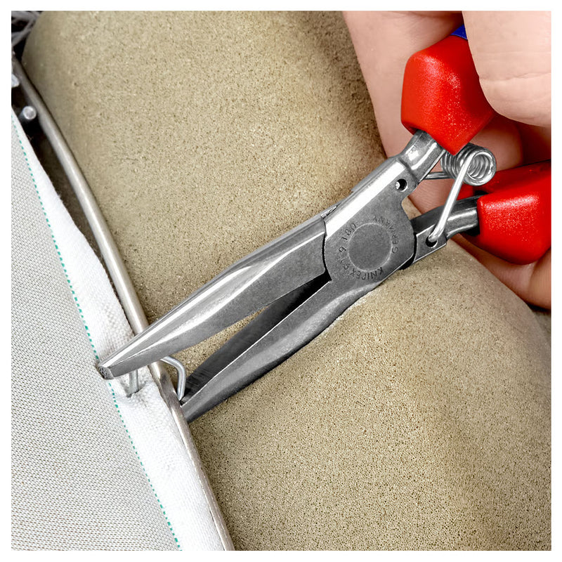 Kìm bấm vòng kẹp Hog Rings KNIPEX 91 92 180 chiều dài 185mm, tay cầm bọc nhựa chống trượt