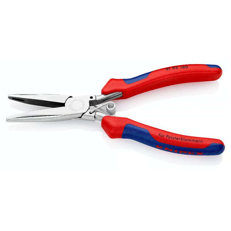 Kìm bấm vòng kẹp Hog Rings KNIPEX 91 92 180 chiều dài 185mm, tay cầm bọc nhựa chống trượt