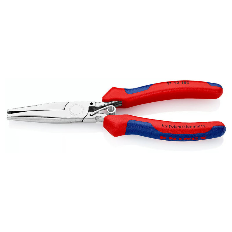 Kìm bấm vòng kẹp Hog Rings KNIPEX 91 92 180 chiều dài 185mm, tay cầm bọc nhựa chống trượt