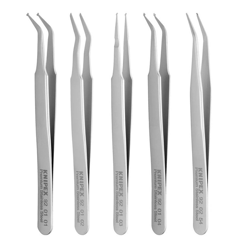 Bộ nhíp gắp linh kiện điện tử SMD 5 chi tiết KNIPEX 92 00 03