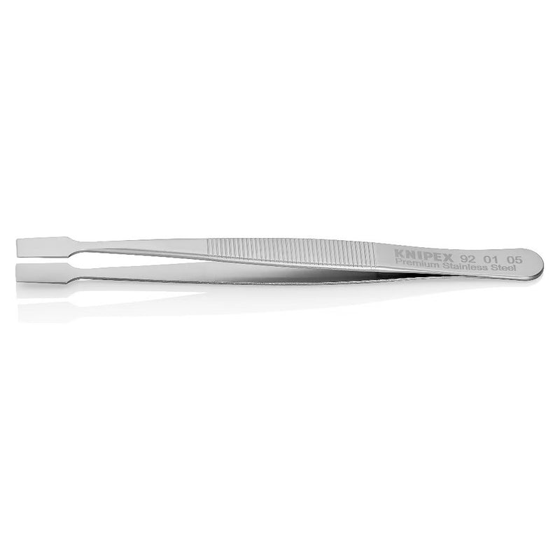 Nhíp gắp linh kiện điện tử dòng Universal, mũi bè KNIPEX 92 01 05 kích thước đầu mũi 0.17 x 6.0mm