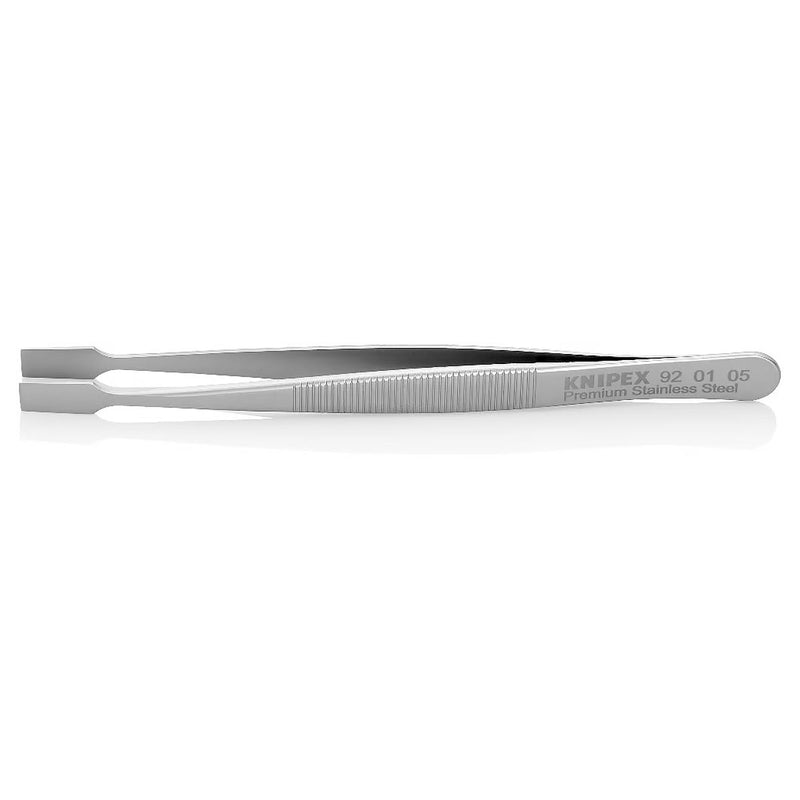 Nhíp gắp linh kiện điện tử dòng Universal, mũi bè KNIPEX 92 01 05 kích thước đầu mũi 0.17 x 6.0mm
