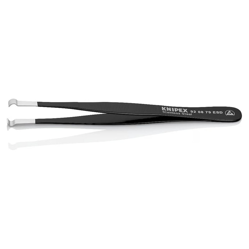 Nhíp gắp linh kiện điện tử THT/PIH, chống tĩnh điện KNIPEX 92 08 79 ESD kích thước 2.5 x 4.0mm