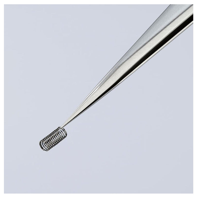 Nhíp gắp linh kiện điện tử, mũi siêu nhọn KNIPEX 92 21 02 kích thước đầu mũi 0.12 x 0.18mm