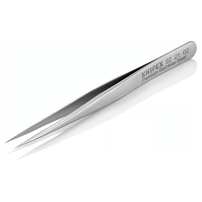 Nhíp gắp linh kiện điện tử, mũi siêu nhọn KNIPEX 92 21 02 kích thước đầu mũi 0.12 x 0.18mm