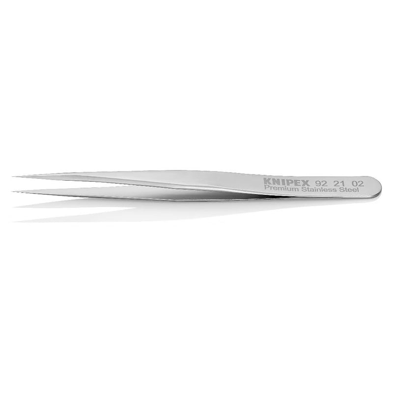 Nhíp gắp linh kiện điện tử, mũi siêu nhọn KNIPEX 92 21 02 kích thước đầu mũi 0.12 x 0.18mm