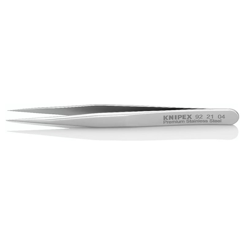 Nhíp gắp linh kiện điện tử mini, mũi siêu nhọn KNIPEX 92 21 04 kích thước đầu mũi 0.09 x 0.15mm