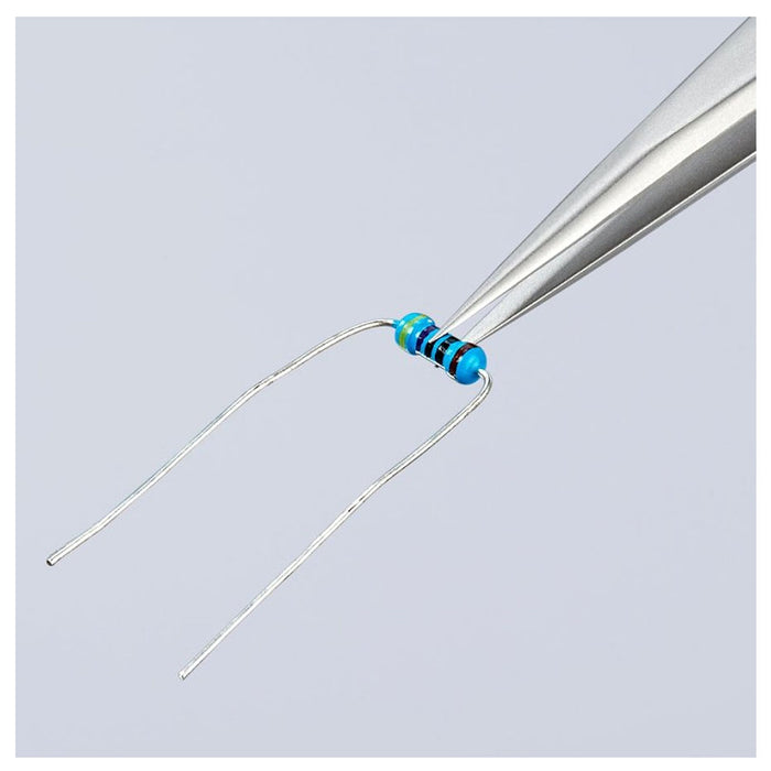 Nhíp gắp linh kiện điện tử mini, mũi siêu nhọn KNIPEX 92 21 05 kích thước đầu mũi 0.1 x 0.2mm