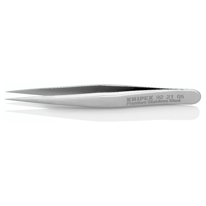 Nhíp gắp linh kiện điện tử mini, mũi siêu nhọn KNIPEX 92 21 05 kích thước đầu mũi 0.1 x 0.2mm