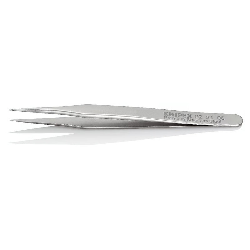 Nhíp gắp linh kiện điện tử mini, mũi siêu nhọn KNIPEX 92 21 06 kích thước đầu mũi 0.08 x 0.13mm